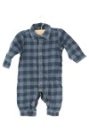 Vorschaubild 1 von Baby Body Gr. 62 Blau Kariert Baumwolle