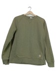 Vorschaubild 1 von Sweatshirt Kinder Pullover Logo Print Baumwolle Oliv Gr. 140