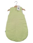 Vorschaubild 2 von Baby Schlafsack hellgrün gepunktet mit Reißverschluss Gr. 62