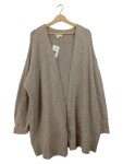 Vorschaubild 1 von Strickjacke Damen Grau Meliert Gr. 40 L Langarm