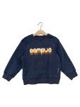 Vorschaubild 1 von Sweatshirt Gr. 116 Blau Schriftzug Langarm
