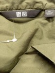 Vorschaubild 3 von Blusenkleid Damen Gr. 42/XL Oliv Baumwolle Casual Freizeit Knopfleiste