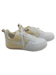 Vorschaubild 1 von Sneaker Low Herren Leder Sportlich Weiß Logo-Print Größe 47.5