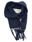 Vorschaubild 1 von Schal Damen Uni Blau mit Fransen 230 cm Casual Basic Accessoire