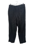 Vorschaubild 2 von Stoffhose Herren schwarz Leinen Bundfalten Gr. 52 XL