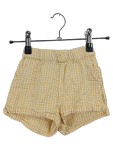 Vorschaubild 1 von Pumphose Shorts kariert gelb Gr. 98 Baumwolle Freizeit