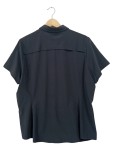 Vorschaubild 2 von Freizeithemd Herren Gr. 52/XL Schwarz Polyester Uni Outdoor 53 cm