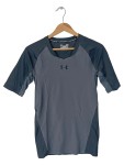 Vorschaubild 1 von Sport Shirt Herren Kurzarm Kompression Grau Gr. 50 L