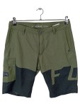 Vorschaubild 1 von Badeshorts Herren Boardshorts Sportlich Logo-Print Grün Gr. 48 M