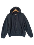 Vorschaubild 1 von Sweatjacke Herren Kapuze Reißverschluss Schwarz Gr. 52 XL Baumwolle Freizeit