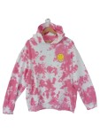 Vorschaubild 1 von Kapuzenpullover Damen Gr. 42 XL Rosa Farbverlauf Hoodie Baumwolle Langarm