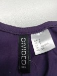 Vorschaubild 3 von Body Damen Ärmellos Schriftzug Lila Gr. 36 S Baumwolle Casual Freizeit