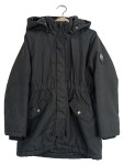 Vorschaubild 1 von Parka Kinder Jacke mit Kapuze Schwarz Gr. 128 Übergangsjacke