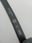 Vorschaubild 2 von Gürtel Breite Schwarz Gr. 95 Leder Uni Klassisch Alltag 3 cm 97 cm