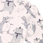 Vorschaubild 6 von Baby Langarmshirt Gr. 68 Weiß Bären Fuchs Tiermotiv Baumwolle