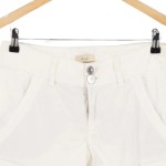 Vorschaubild 3 von Damen Cargohose Gr. 36 (W28) Weiß Casual Urban Reißverschluss Details