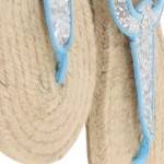 Vorschaubild 6 von Damen Zehentrenner Silber Glitzer Espadrille Gr. 38 Elegant Bohemian
