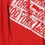 Vorschaubild 4 von Damen Kapuzenpullover Rot Gr. 32/XS Hoodie Casual Streetwear Logo-Print