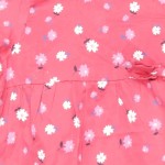 Vorschaubild 4 von Kinder Freizeitkleid Rosa Blumenmuster Gr. 86 Baumwolle