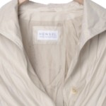 Vorschaubild 3 von Hensel Klassischer Damen Mantel Beige Gr. 44/XXL Elegant Nylon