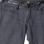 Vorschaubild 3 von Damen Jeans Straight Leg Grau W31 Lederdetails Stretch Casual