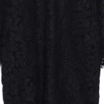 Vorschaubild 6 von Spitzenkleid Damen Gr. 38/M Schwarz Elegant Vintage Langarm