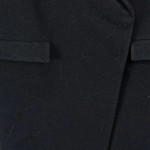 Vorschaubild 4 von Damen Wollmantel Schwarz Gr. 38 M Elegant Klassisch