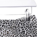 Vorschaubild 3 von Damen Shorts S Schwarz Animal-Print Leopard Rüschen Modisch
