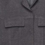 Vorschaubild 4 von Leichte Weste Damen Grau Gr. 36/S Elegant Business Viskose