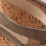 Vorschaubild 5 von Damen Plateausandalen Gr. 38 Braun Elegant Korkabsatz Nieten