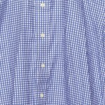 Vorschaubild 4 von sand Herren Freizeithemd Gr. 48/M Blau Kariert Langarm Baumwolle Casual