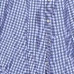 Vorschaubild 5 von sand Herren Freizeithemd Gr. 48/M Blau Kariert Langarm Baumwolle Casual