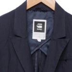 Vorschaubild 3 von Damen Blazer Gr. 36/S Blau Business Klassisch Baumwolle