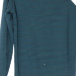 Vorschaubild 4 von Damen Body Langarm Gestreift Petrol Gr. 36 Asymmetrisch