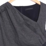 Vorschaubild 3 von Etuikleid Damen Gr. 38/M Grau Business Elegant Bleistiftkleid