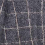 Vorschaubild 4 von Kinder Pullover Gr. 128 Grau Kariert Wolle Klassisch Herbst Winter