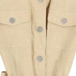 Vorschaubild 4 von Leichte Jacke Damen 34/XS Beige Casual Leinen