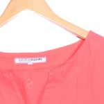 Vorschaubild 3 von Damen Bluse Gr. 32/XS Rot Casual Elegant V-Ausschnitt