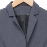 Vorschaubild 3 von Damen Blazer Business Elegant Grau Gr. 36/S Polyester Viskose
