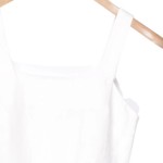 Vorschaubild 3 von Damen Jumpsuit Gr. 32/XXS Weiß Leinen Bohème Elegant