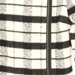 Vorschaubild 4 von Übergangsmantel Damen 34/XS Schwarz-Weiß Kariert Elegant Klassisch