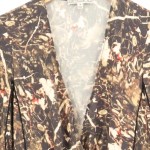 Vorschaubild 3 von Dagmar Damen Freizeitkleid Wickeloptik Gr. 38/M Braun Viskose Elegant Vintage