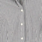 Vorschaubild 4 von Damen Hemdbluse Kurzarm Kariert Grau Gr. 34/XS Casual Bluse