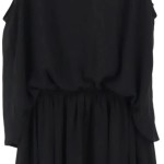 Vorschaubild 4 von Etuikleid Damen Gr. 38/M Schwarz Elegant Minimalistisch