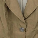 Vorschaubild 4 von Damen Übergangsmantel Gr. 36/S Beige Casual Klassisch