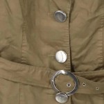 Vorschaubild 5 von Damen Übergangsmantel Gr. 36/S Beige Casual Klassisch