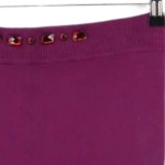 Vorschaubild 4 von Mötivi Damen Minirock Lila Gr. 38/M Elegant Vintage Viskose Strass
