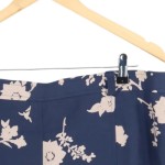 Vorschaubild 3 von Elegance Damen Faltenrock Blau Gr. 38/M Florales Muster Elegant Midirock
