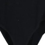 Vorschaubild 5 von Body Damen Gr. 38/M Schwarz Langarm Sportlich Baumwolle Logo-Print