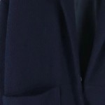 Vorschaubild 4 von Blazer Damen Gr. UNI Blau Polyester Strukturmuster Elegant Klassisch